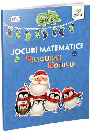 Cărți de Crăciun - Jocuri matematice cu pinguinii Moșului