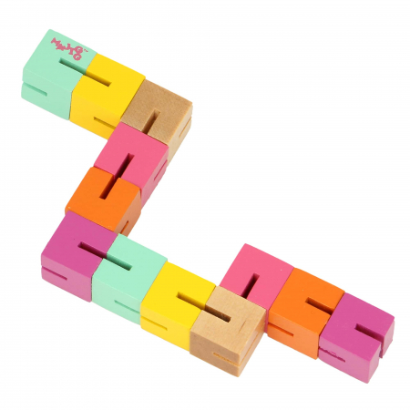 Jucarii si jocuri copii - Jucarei Fidget lemn puzzle MAJIGG FSC™ 100% certificat