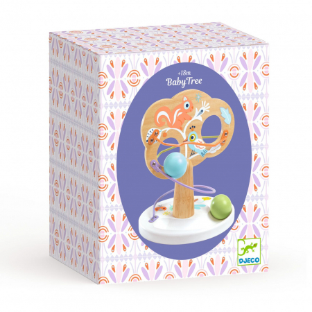 Jucarii copii 2-3 ani - Jucarie bebe BabyTree, Djeco, 18 luni+