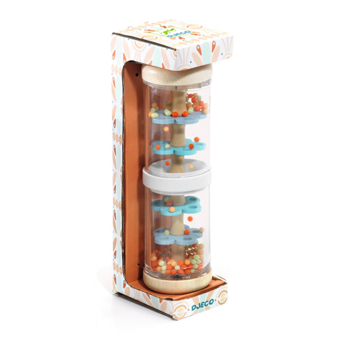 Vârsta - Jucarie bebe Ploaie colorata-Babyrain, Djeco, 1-2 ani +