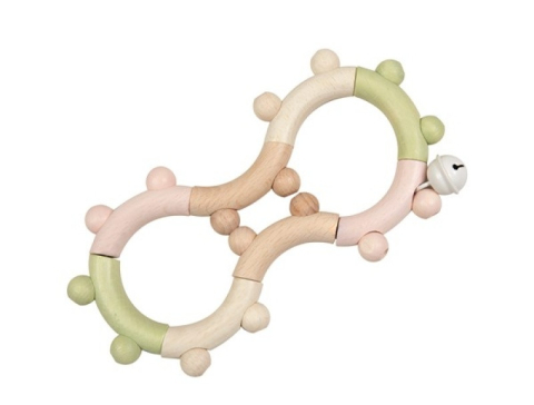 Jocuri de indemanare - Jucarie bebe zornaitoare pastel Egmont Toys, 0-1 ani +