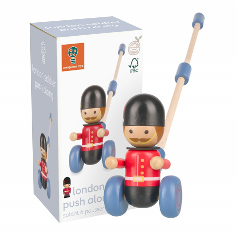Jucarie de impins soldat londonez, Orange Tree Toys [3]
