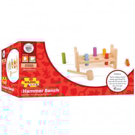 Jucarie pentru percutie, BIGJIGS Toys, 1-2 ani + [2]