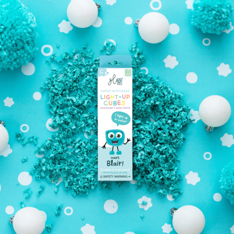 Jucarie senzoriala luminoasa Blair - Glo Cube, albastru [1]