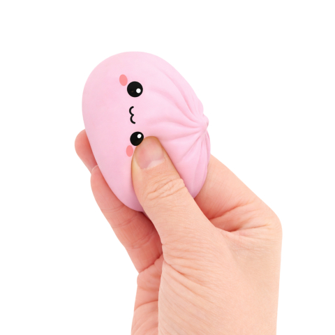 Jucarie Squishy Dumplings 6 cm Lucky Bao - mini galusca norocoasa [6]