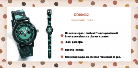 Jucarii Educative Ceas de mana Djeco, Noapte buna [3]