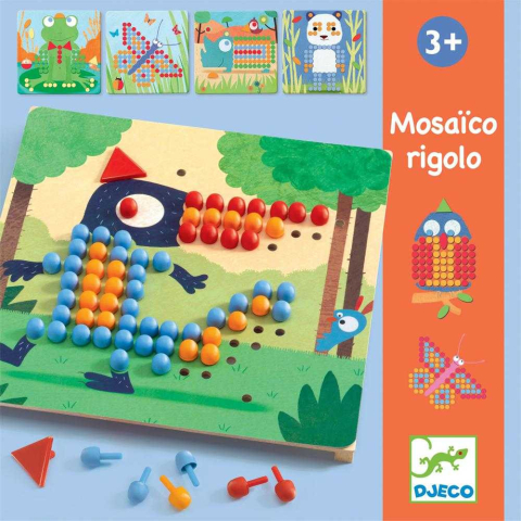 Jucarii Educative Mosaic rigolo Djeco, 2-3 ani + [1]