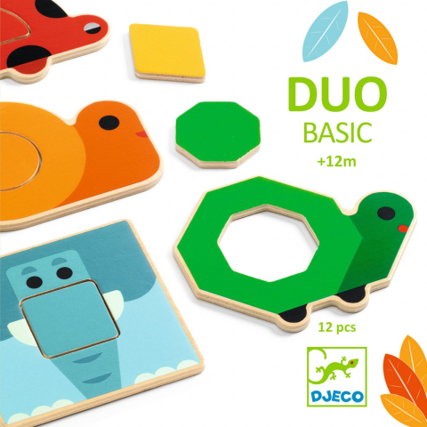 Puzzle bebelusi - Jucarii Educative Puzzle duobasic Djeco, 0-1 ani +