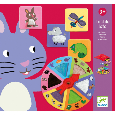 Jucarii Montessori Tactilo loto Djeco, 2-3 ani + [1]