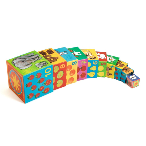 Jucarii Montessori Turn de construit Djeco Copac, 1-2 ani + [3]