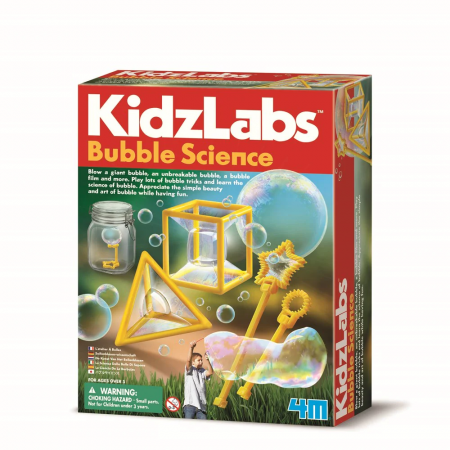 Jucarii si jocuri copii - Kit stiintific cu baloane de sapun KidzLabs, +5 ani