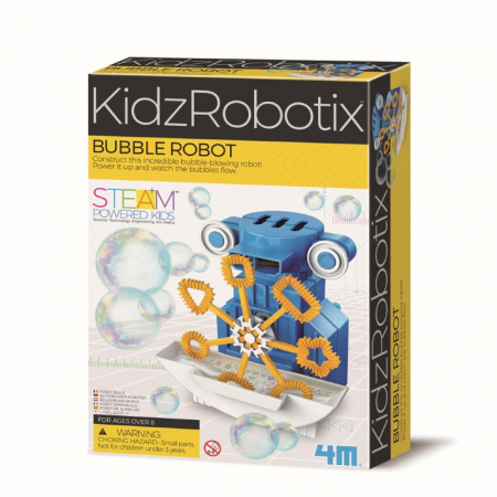 Jucarii si jocuri copii - Kit constructie robot - Bubble Robot, Kidz Robotix
