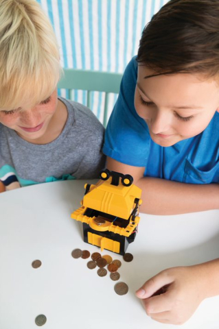 Kit constructie robot - Money Bank Robot, Kidz Robotix [5]