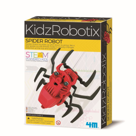 Jucarii si jocuri copii - Kit constructie robot - Spider Robot, Kidz Robotix