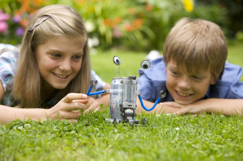 Kit constructie robot - Tin Can Robot, Kidz Robotix [1]