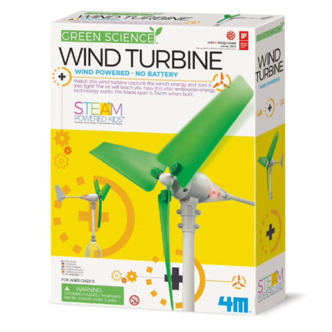 Jucarii si jocuri copii - Kit constructie Turbina eoliana, Stiinta Verde - Green Science