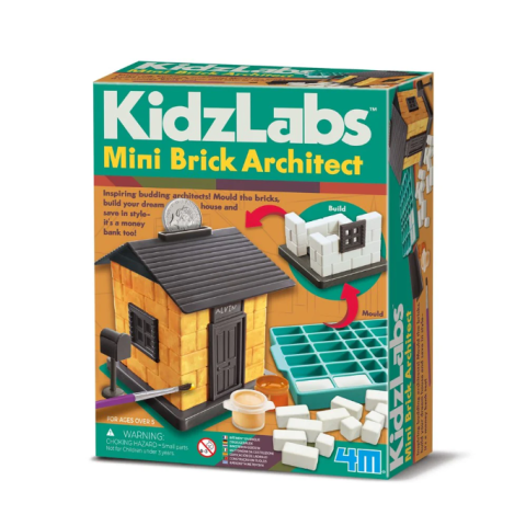 Jocuri creative - Kit creativ, Construieste cu mini caramizi KidzLabs