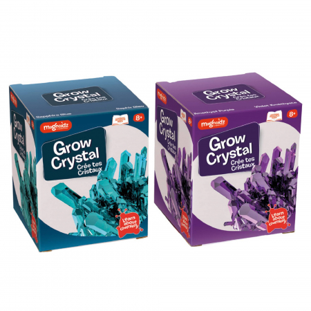 Jocuri experimente stiintifice - Kit de Crestere a Cristalelor Mici MAGNOIDZ, +8 ani