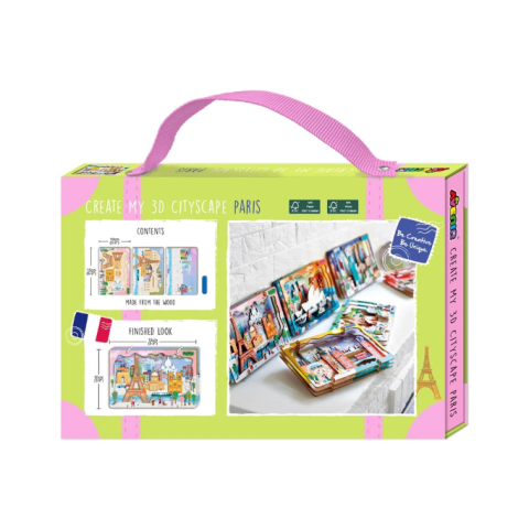 Kit DIY - Creaza Peisaj Urban 3D din lemn - Paris [1]