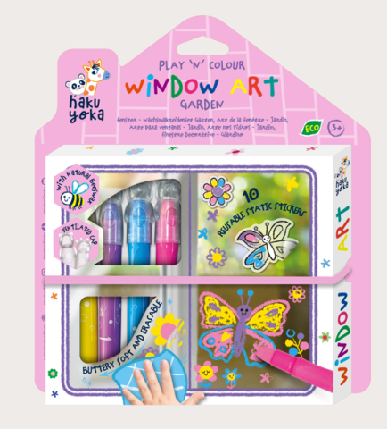 Jocuri creative - Kit DIY decorare fereasta - Gradina