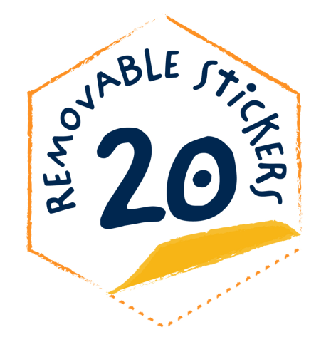 Kit rola de desenat - 2 m, include stickere si 4 creioane colorate cerate, Safari - Haku Yoka [7]