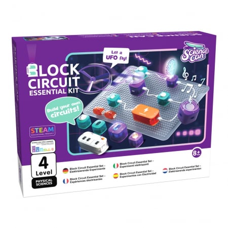 Jocuri experimente stiintifice - Kit STEM Circuite electrice, TopBright, +6 ani