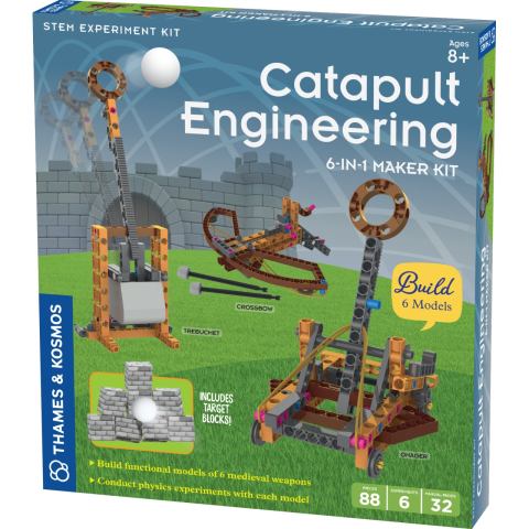 Jocuri STEAM - Kit STEM Construieste catapulte, Thames & Kosmos
