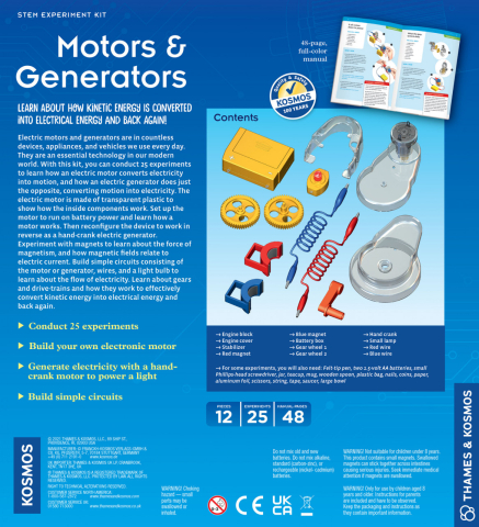 Kit STEM de construit motoare si generatoare [3]