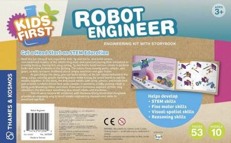 Kit STEM de construit roboti, Thames & Kosmos, 3-7 ani [4]
