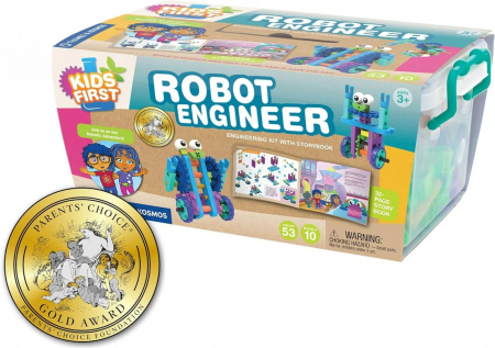 Jucarii si jocuri copii - Kit STEM de construit roboti, Thames & Kosmos, 3-7 ani