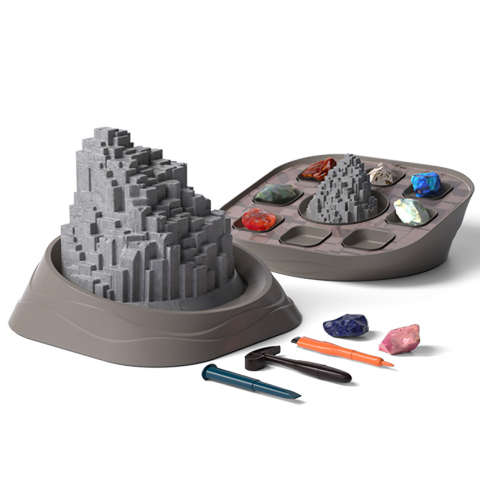 Jocuri experimente stiintifice - Kit STEM de excavare pietre prețioase "Giants Causeway" din Irlanda de Nord, TopBright