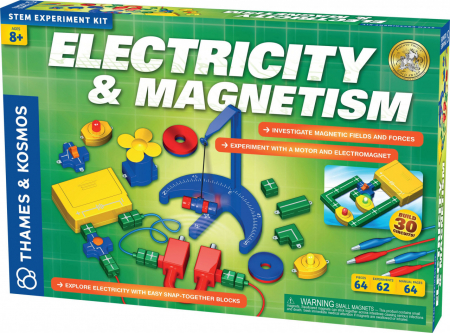 Jocuri experimente stiintifice - Kit STEM Electricitate si forta magnetica, Thames & Kosmos