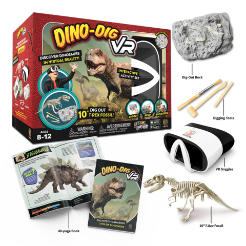 Kit STEM interactiv VR - Descopera Dinozaurii in Realitate Virtuala [1]