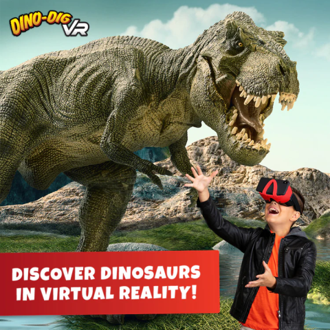 Kit STEM interactiv VR - Descopera Dinozaurii in Realitate Virtuala [4]
