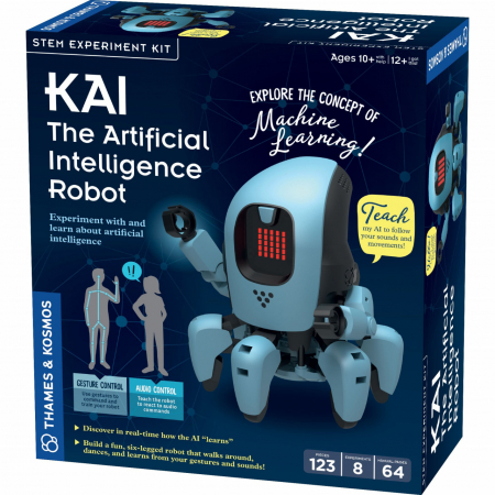 Jocuri experimente stiintifice - Kit STEM KAI Robotul cu inteligenta artificiala, Thames & Kosmos