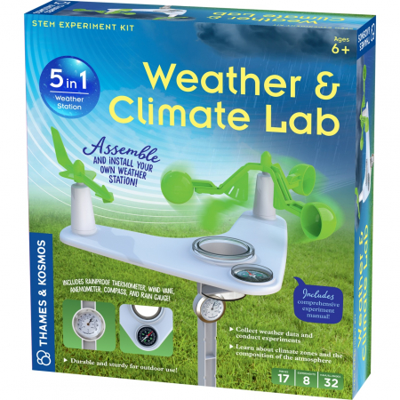 Jocuri experimente stiintifice - Kit STEM Laborator meteorologic, Thames & Kosmos
