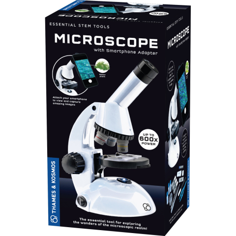 Jucarii copii 8-9 ani - Kit STEM Microscop cu adaptor pentru telefon, Thames & Kosmos