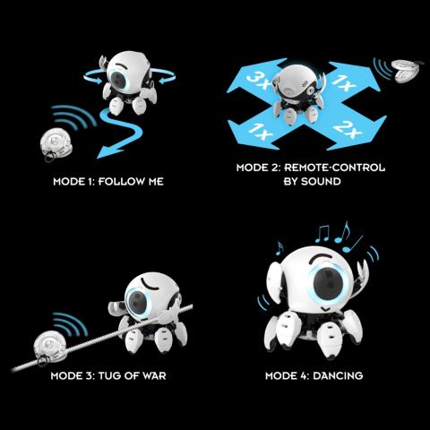 Kit STEM Robot cu detectare sonora, Thames & Kosmos [2]