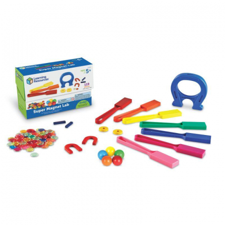 Jocuri cu magneti - Kitul clasei cu jucarii magnetice, Learning Resources, 4-5 ani +