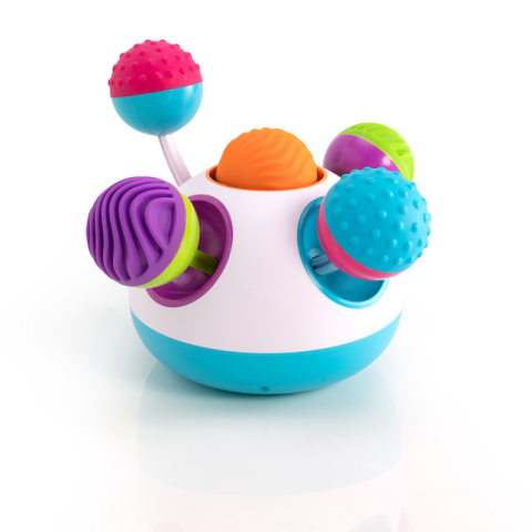 Jucarii bebelusi - Klickity, Jucarie senzoriala cu butoane click-clack