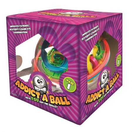Jocuri de logica - Labirint 3D Addictaball (19 cm), Brainstorm, 6-7 ani +