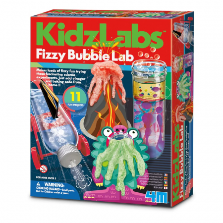 Jocuri interactive - Set creativ: Laborator cu bule efervescente KidzLabs, +8 ani