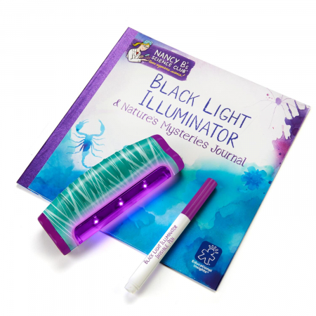 Jucarii baieti - Lampa cu lumina ultravioleta si jurnal de activitati, Educational Insights, 8-9 ani +