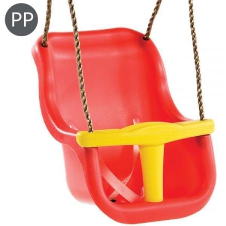 Leagan Baby Seat LUXE Culoare: Rosu/Galben, franghie: PP 10, KBT, 6-36 luni [1]