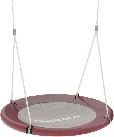 Jucarii copii 4-5 ani - Leagan cuib Ø90 cm, crem/bordeaux, Hudora