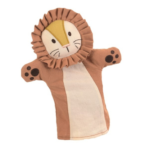 Jucarii copii 1-2 ani - Leu papusa de mana, Egmont Toys, 0-1 ani +