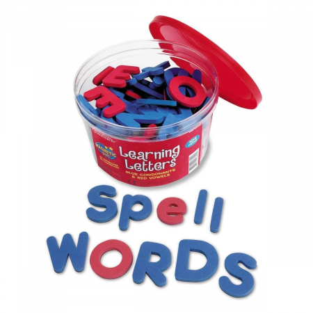 Jocuri litere si cifre - Litere magnetice mari si mici, Learning Resources, 2-3 ani +