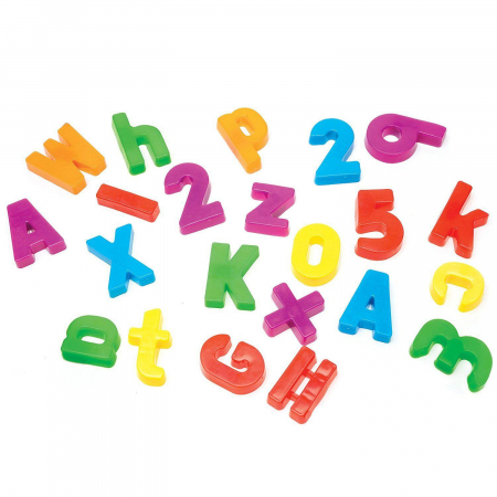 Jocuri litere si cifre - Litere si cifre magnetice, Educational Insights, 4-5 ani +