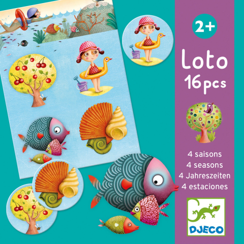 Loto cu anotimpuri Djeco, 1-2 ani + [1]