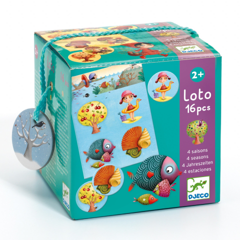 Vârsta - Loto cu anotimpuri Djeco, 1-2 ani +